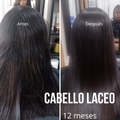 Antes y después - Laceado Trial Permanente. 12 meses de duración