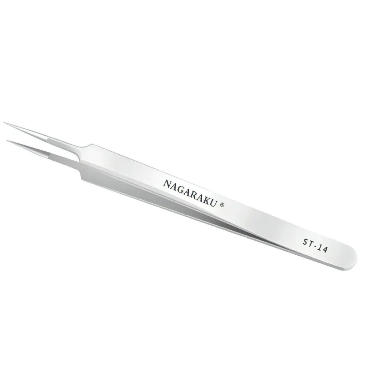 Pinza Nagaraku ST-14 recta para extensiones de pestañas