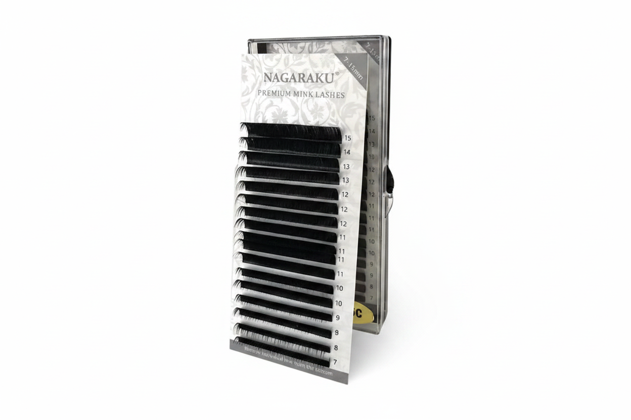 Nagaraku Premium Mink Lashes - Bandeja Mixta Grosor 0.07